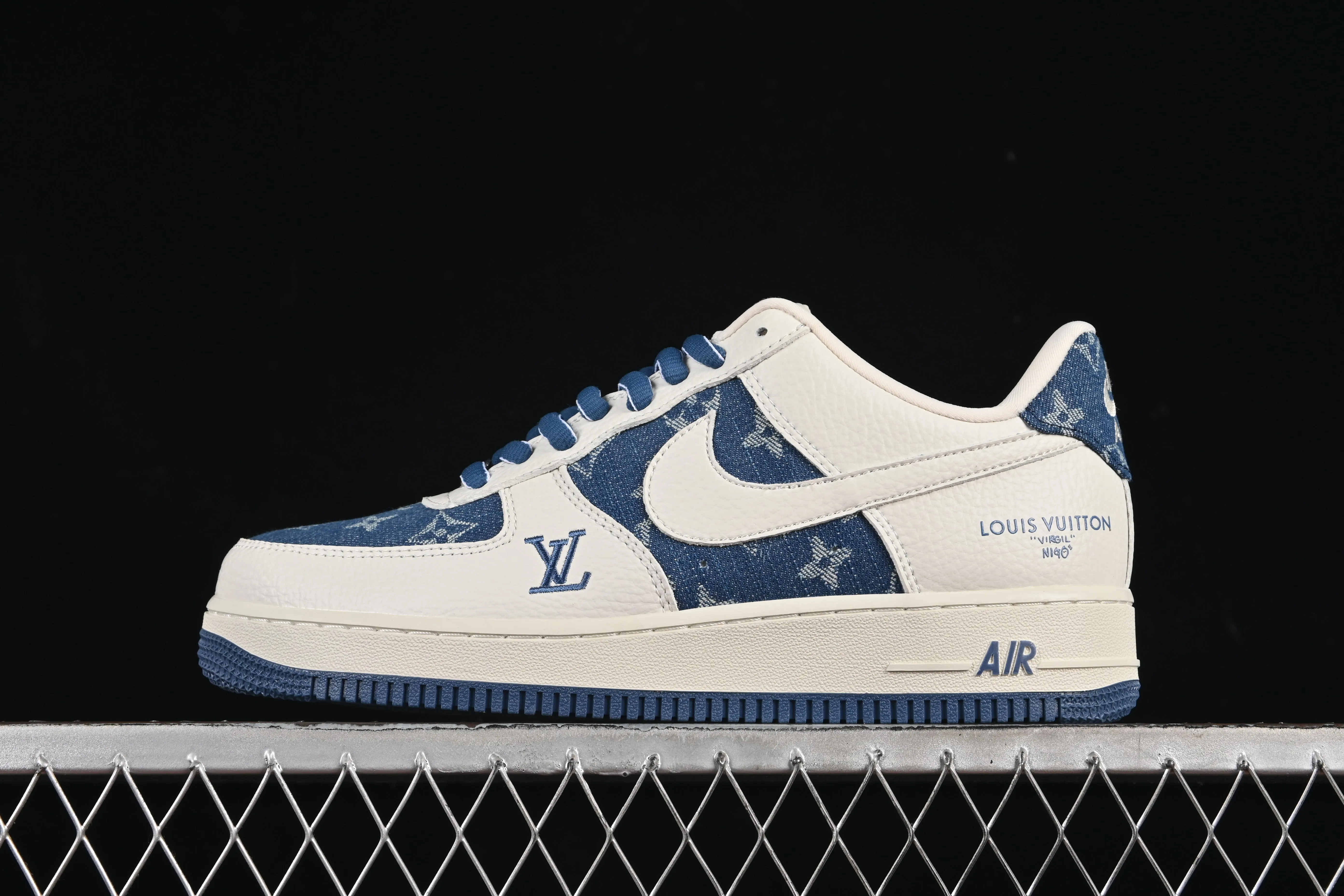 All categories Nk Air Force 1 Air Force series Nk Air Force 1 Low Air Force low-top Nike Air Force 1'07 Low LV joint white and blue denim Air Force 1 low-top casual sneakers SC9207-536